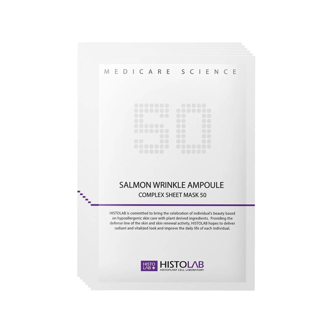 Salmon Wrinkle Ampoule Complex Sheet Mask 50 (5 Masks)