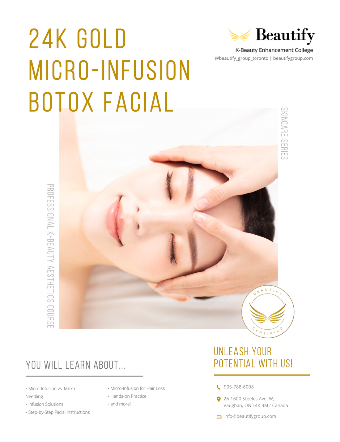 24K Gold Micro-Infusion Botox Facial Course