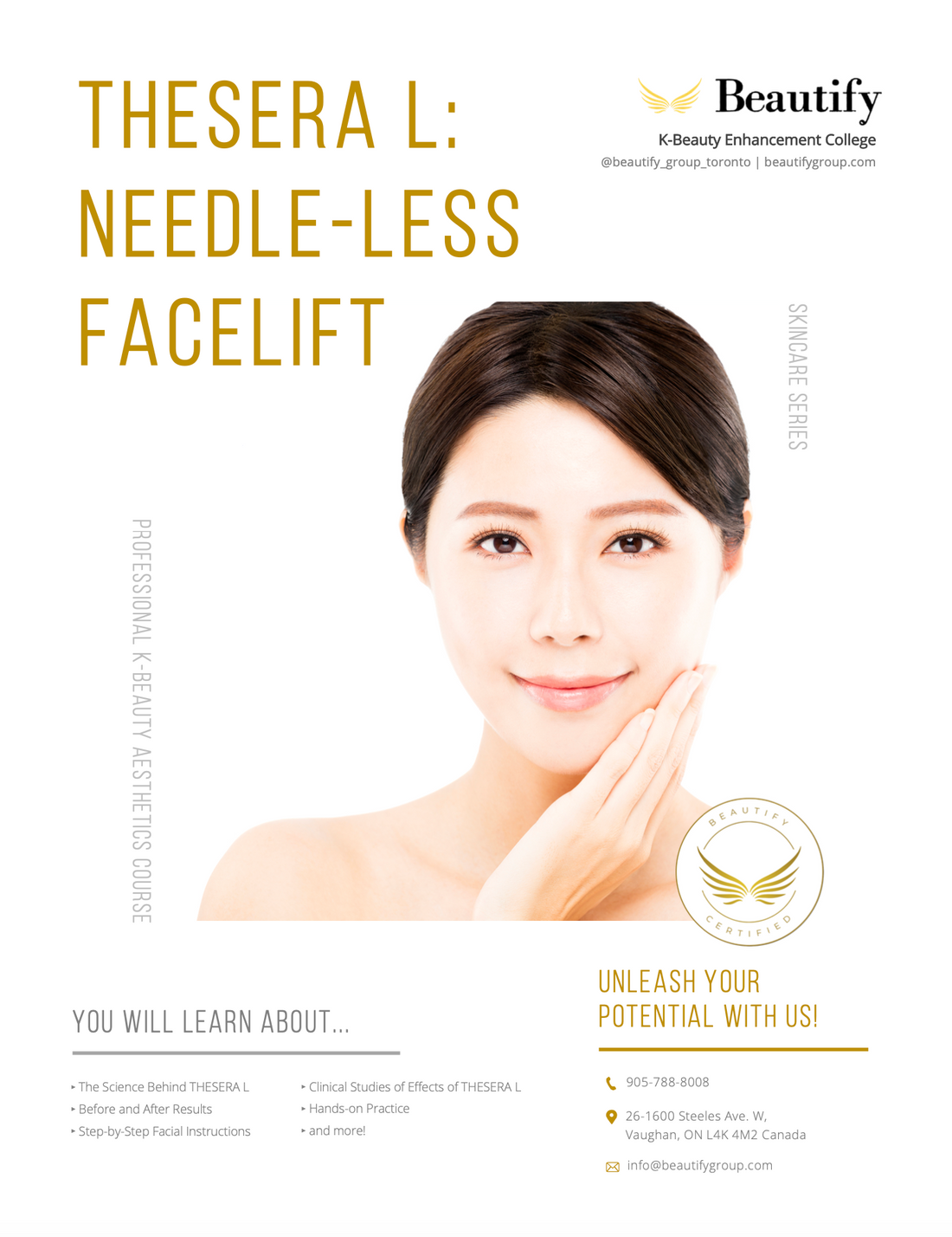 THESERA L: Needle-less Facelift Course