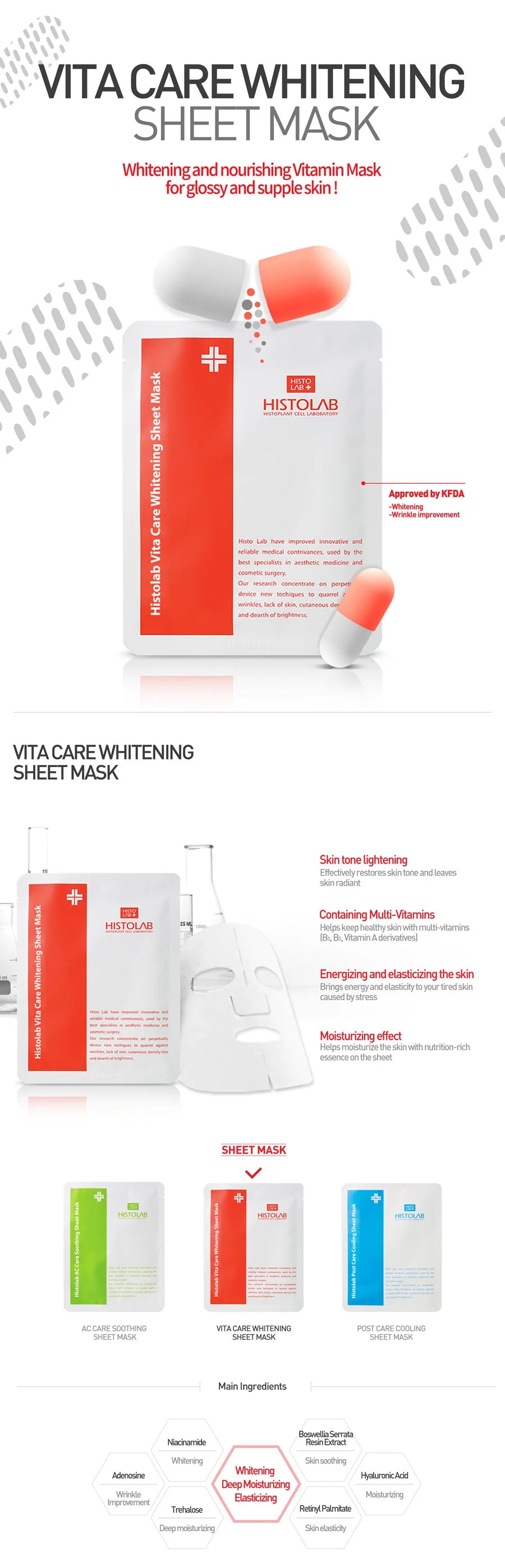 Vita Care Whitening Sheet Mask